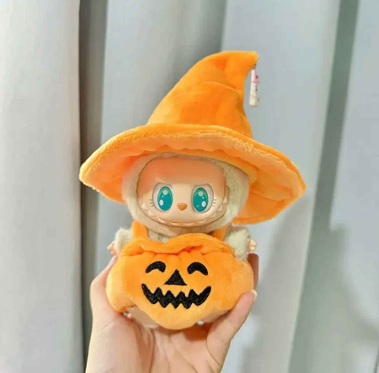 17cm Cute Mini Plush Doll'S Clothes Outfit Accessories Labubu Idol Dolls shark onesie Clothing DIY Girl Gift