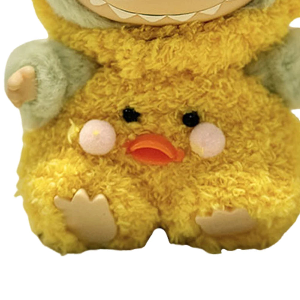 15-17 cm For Labubu v1v2 Clothes outfit For Labubu Sitting Party Bear Label Scarf Hat Bag Dolls Accessories Cute Decoration 