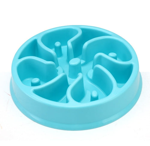 Anti-choke Bowl Plastic Dog Bowl - Healthy Feeder for Pets