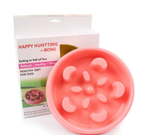 Anti-choke Bowl Plastic Dog Bowl - Healthy Feeder for Pets