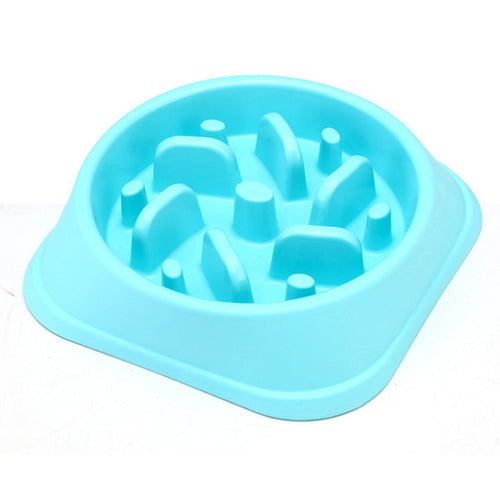 Anti-choke Bowl Plastic Dog Bowl - Healthy Feeder for Pets