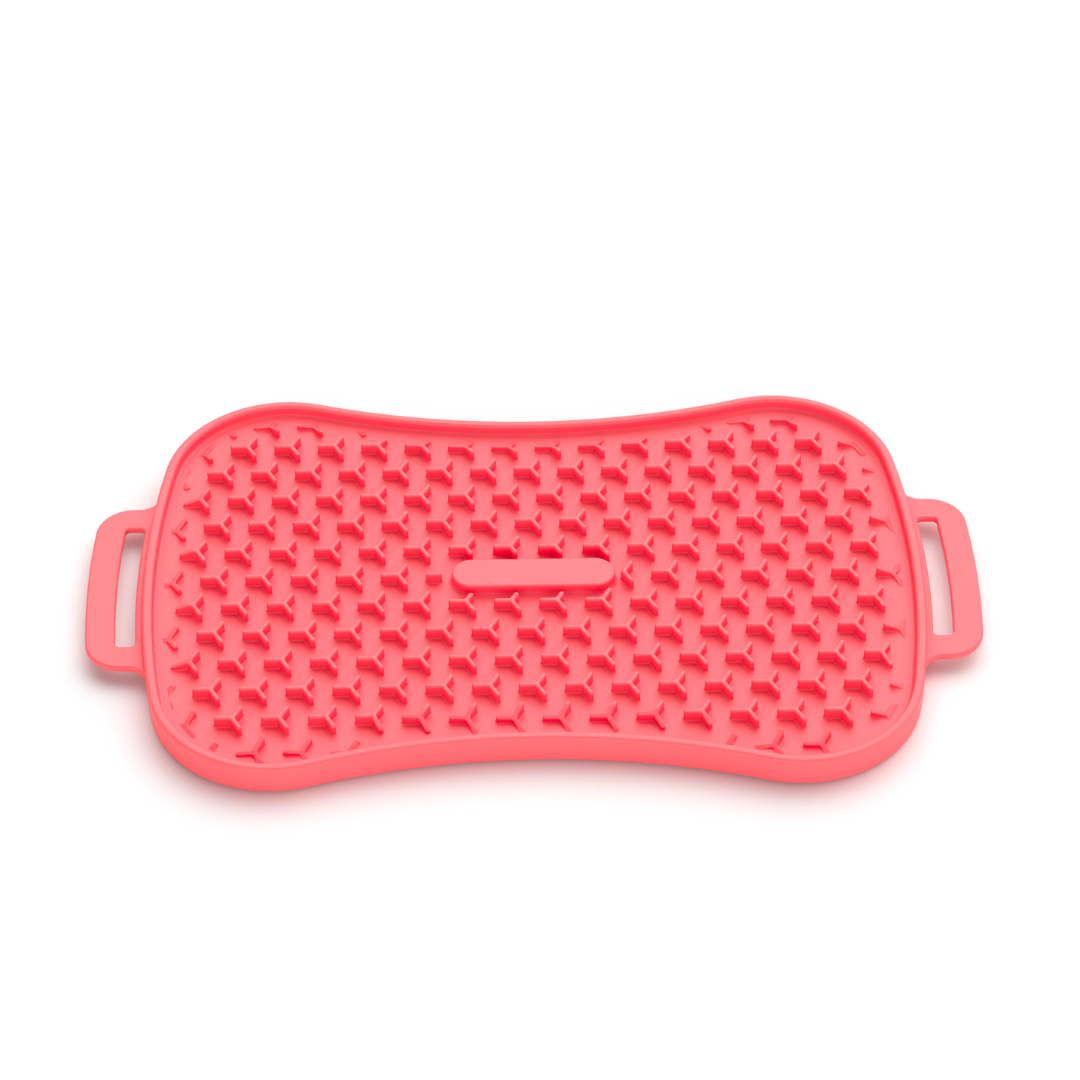 4-In-1 Slow Feeder Dog Bowl - Reversible Lick Mat & Travel Bowl