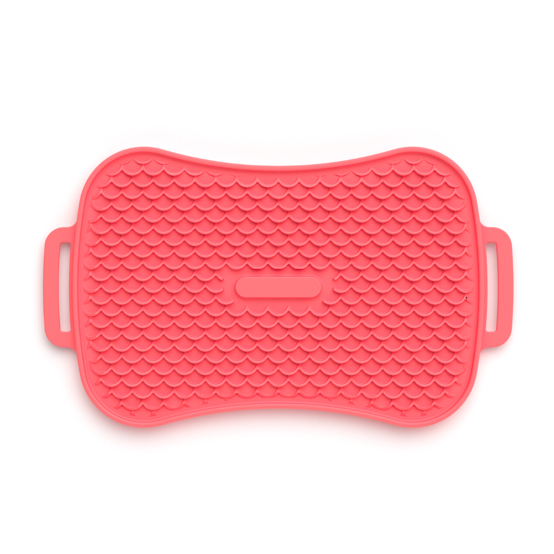 4-In-1 Slow Feeder Dog Bowl - Reversible Lick Mat & Travel Bowl
