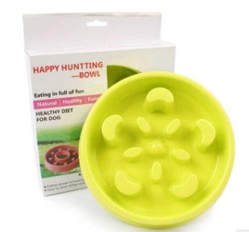 Anti-choke Bowl Plastic Dog Bowl - Healthy Feeder for Pets