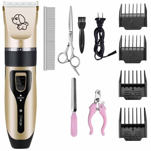 Dog Hair Clipper Pet Hair Shaver - Quiet & Rechargeable Trimmer