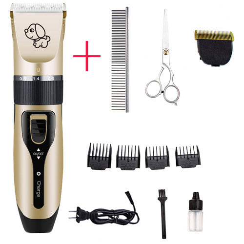 Dog Hair Clipper Pet Hair Shaver - Quiet & Rechargeable Trimmer