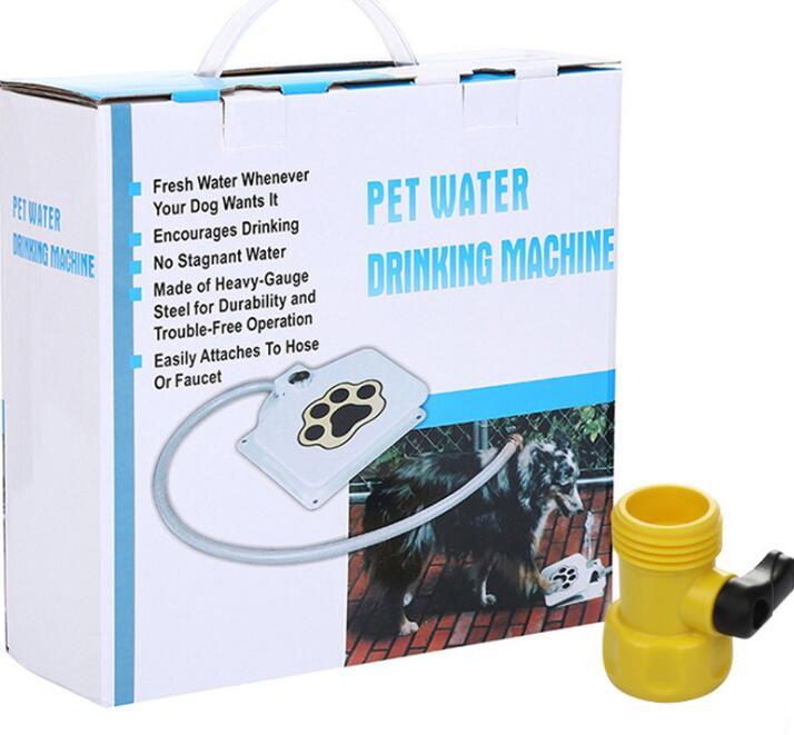 Outdoor Dog Pet Water Fountain - Step-On Paw Pad Activated