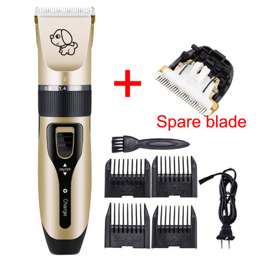 Dog Hair Clipper Pet Hair Shaver - Quiet & Rechargeable Trimmer