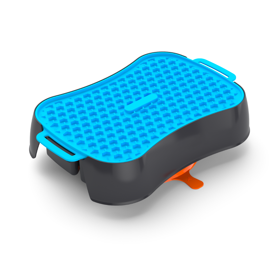 4-In-1 Slow Feeder Dog Bowl - Reversible Lick Mat & Travel Bowl