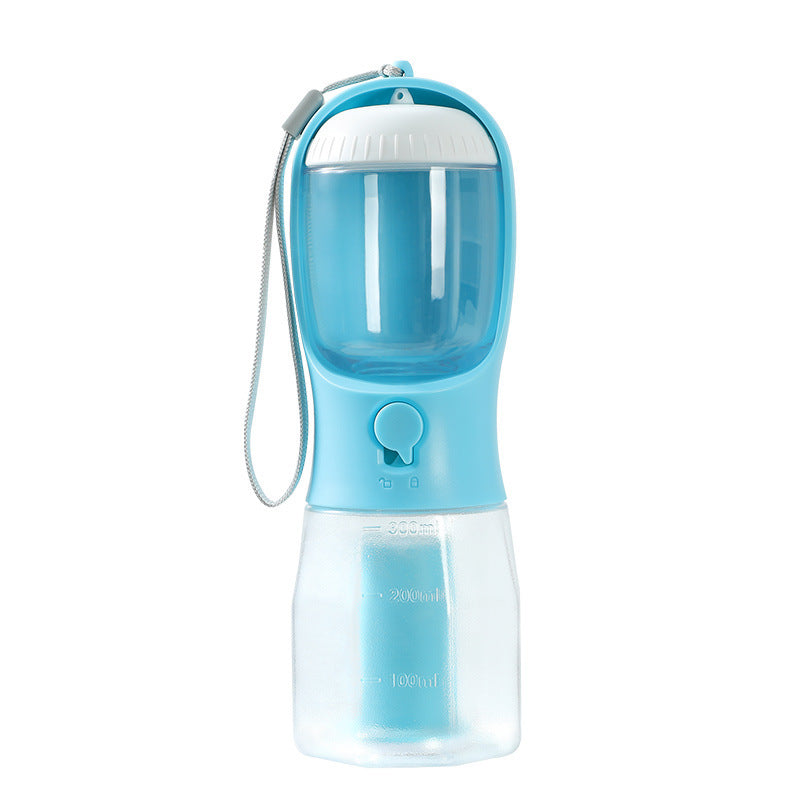 3-in-1 Portable Dog Water Cup - Drinking, Food & Waste Bag Dispenser