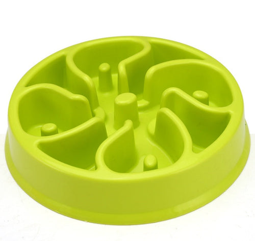 Anti-choke Bowl Plastic Dog Bowl - Healthy Feeder for Pets