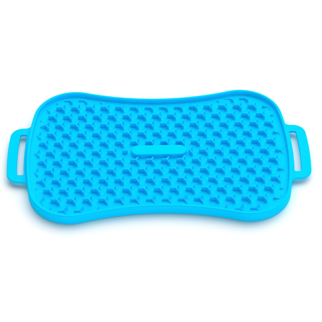 4-In-1 Slow Feeder Dog Bowl - Reversible Lick Mat & Travel Bowl