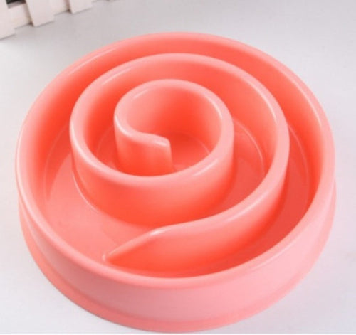 Anti-choke Bowl Plastic Dog Bowl - Healthy Feeder for Pets