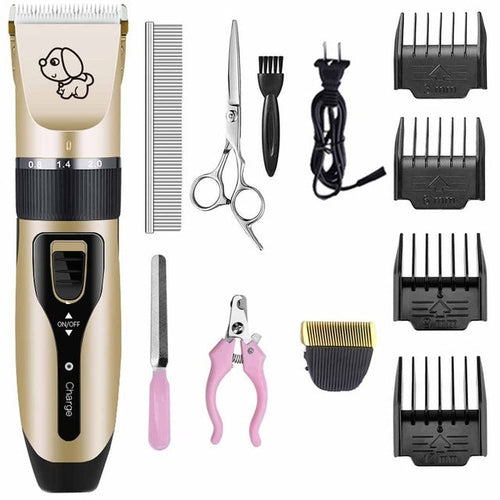 Dog Hair Clipper Pet Hair Shaver - Quiet & Rechargeable Trimmer