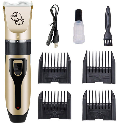 Dog Hair Clipper Pet Hair Shaver - Quiet & Rechargeable Trimmer