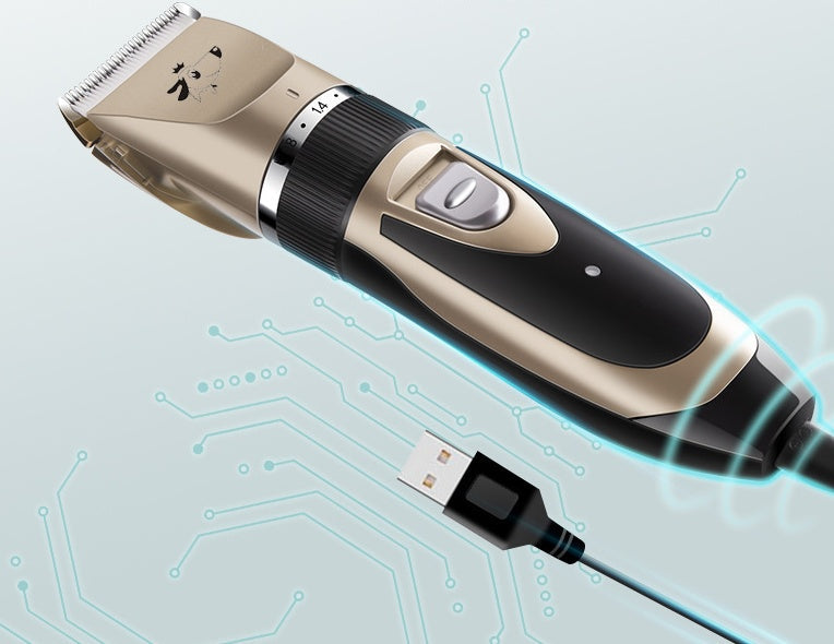Dog Hair Clipper Pet Hair Shaver - Quiet & Rechargeable Trimmer