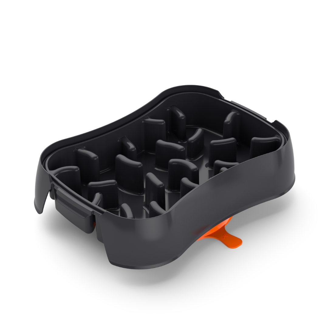4-In-1 Slow Feeder Dog Bowl - Reversible Lick Mat & Travel Bowl