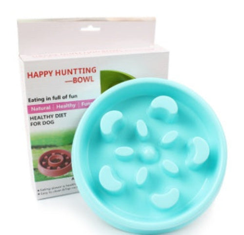 Anti-choke Bowl Plastic Dog Bowl - Healthy Feeder for Pets