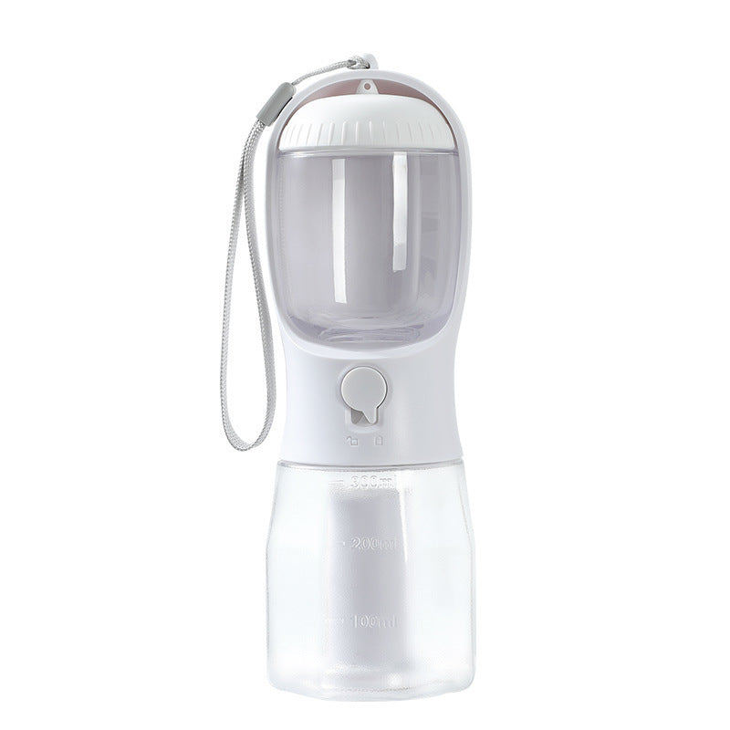 3-in-1 Portable Dog Water Cup - Drinking, Food & Waste Bag Dispenser