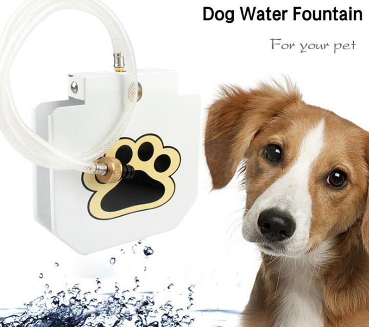 Outdoor Dog Pet Water Fountain - Step-On Paw Pad Activated