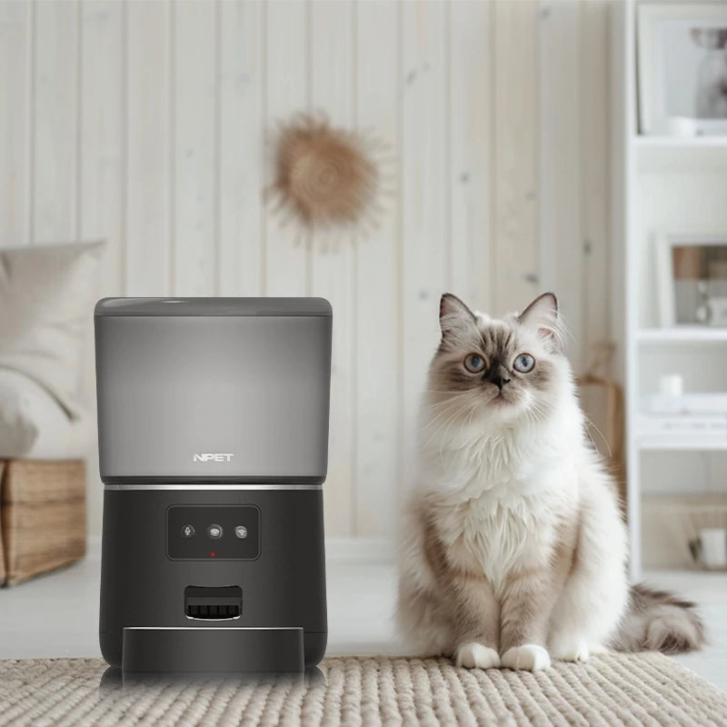 NPET 4L Automatic Smart Pet Feeder - For Cats, Dogs & Multiple Pets