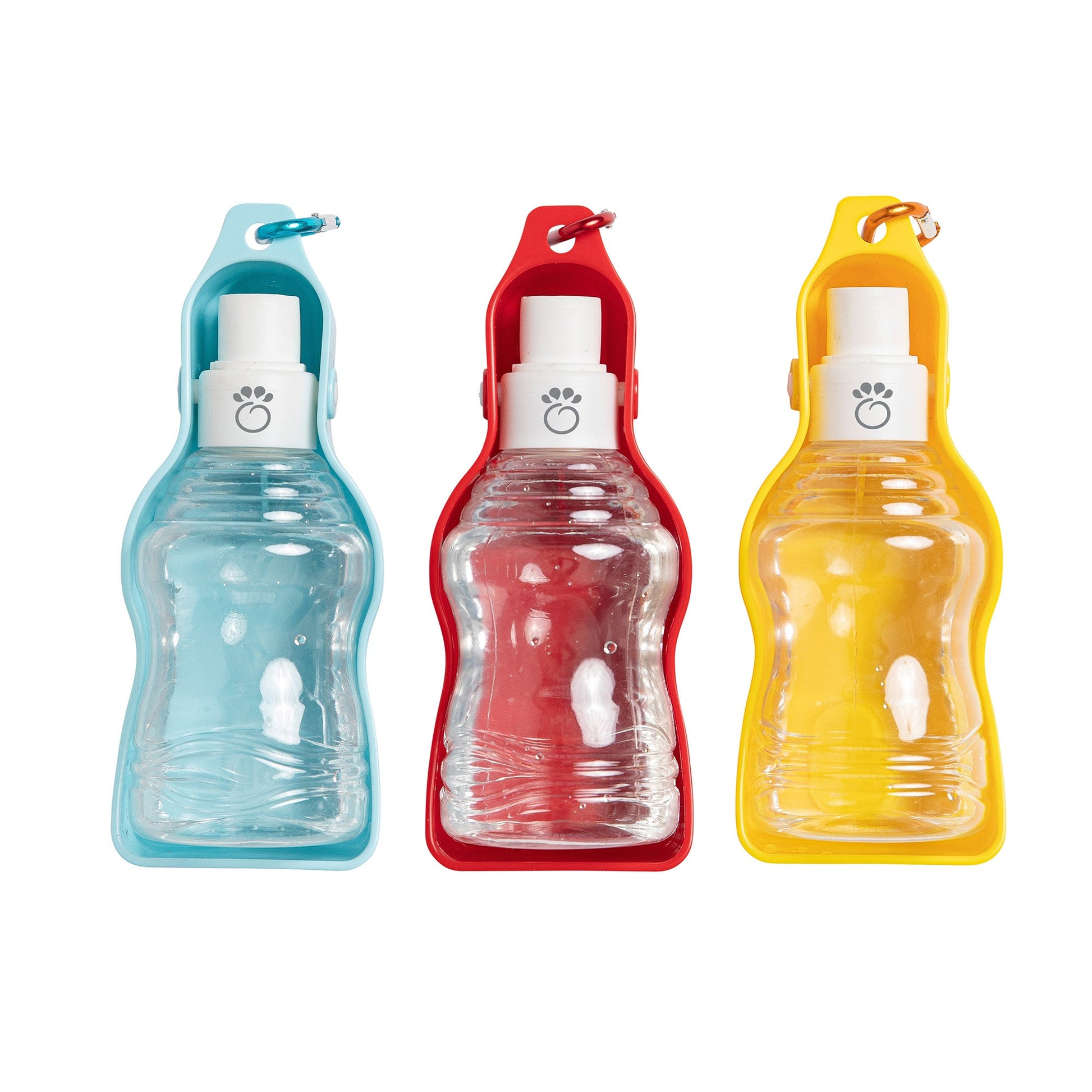 Water Bottle - GF PET with Foldout Bowl - Travel & Hiking