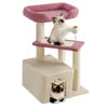 Pink Cat Tree Carpet (29") - Multi-Level Modern Activity Center