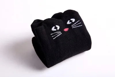5 Pair/Lot Cotton Baby Socks - Mustache Print for Girls & Boys