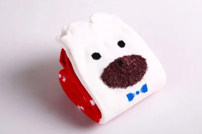 5 Pair/Lot Cotton Baby Socks - Mustache Print for Girls & Boys