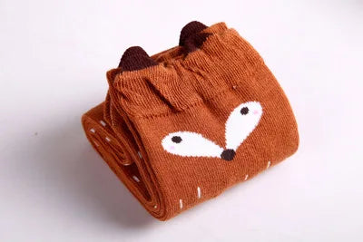 5 Pair/Lot Cotton Baby Socks - Mustache Print for Girls & Boys