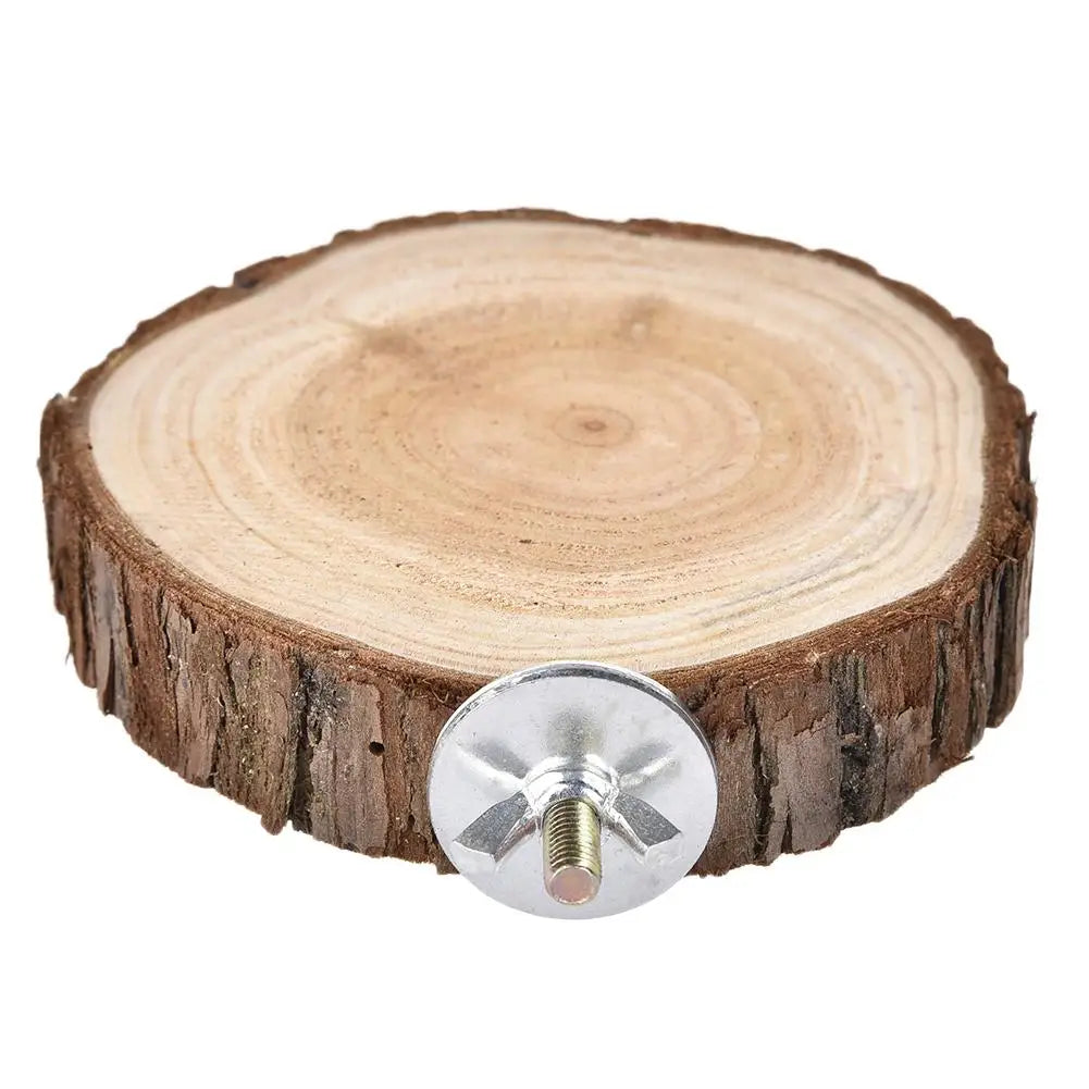 Natural Wooden Logs Board - Hamster & Chinchilla Wooden Platform