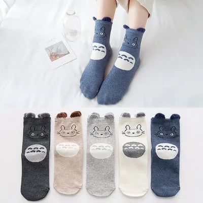 5pairs/Pack 100% Cotton Kids Socks Lot - Unicorn Unisex Baby Socks
