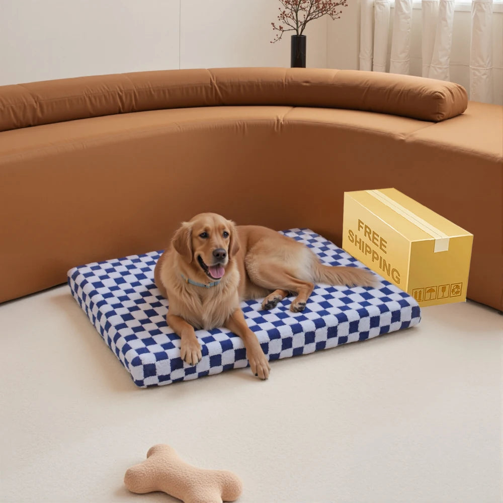 XXL Orthopedic Dog Bed - Memory Foam Plush Luxury Pet Sofa