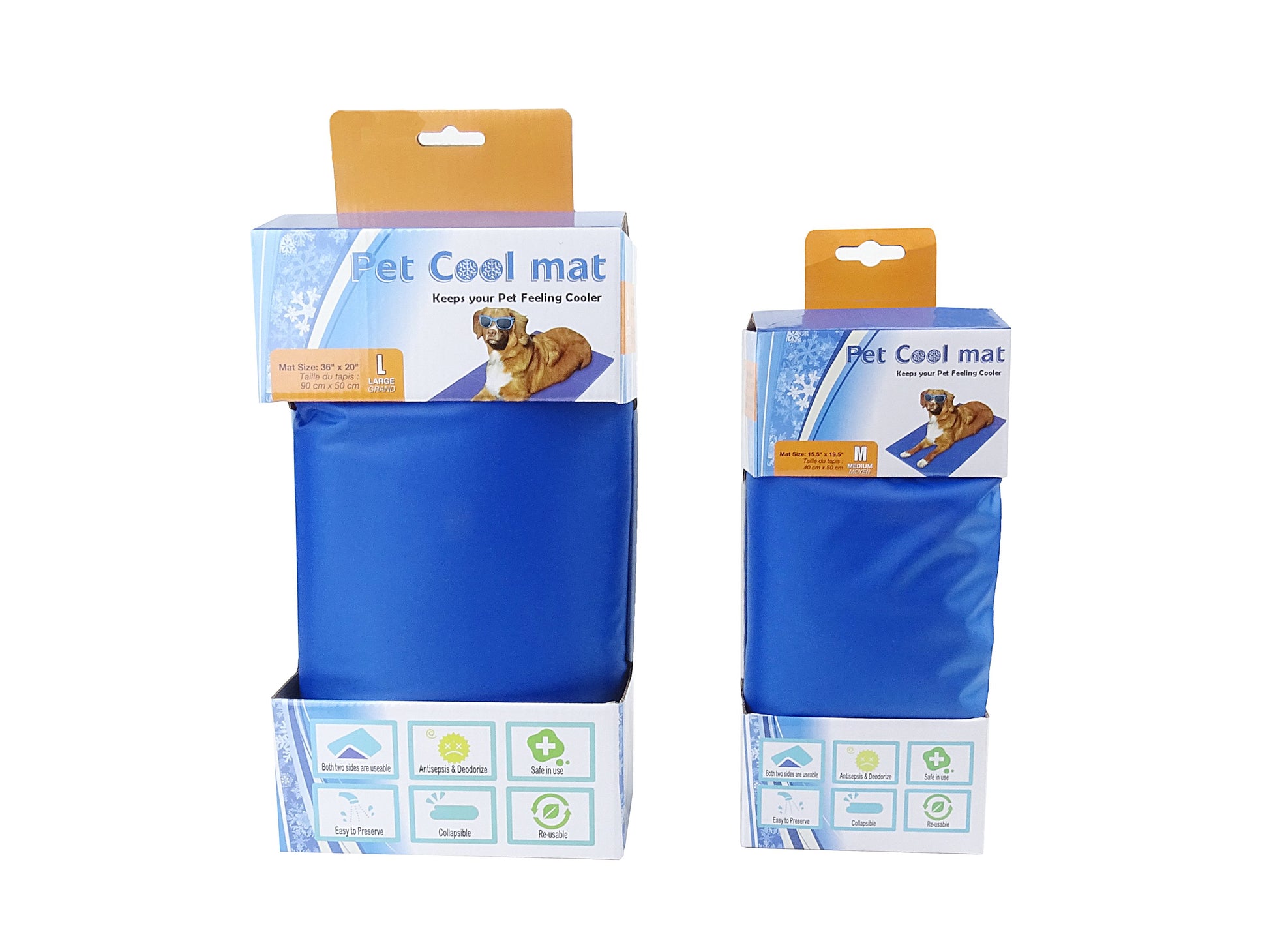Pet Cooling Mats - Self-Recharging Cooling Pad for Dogs & Cats