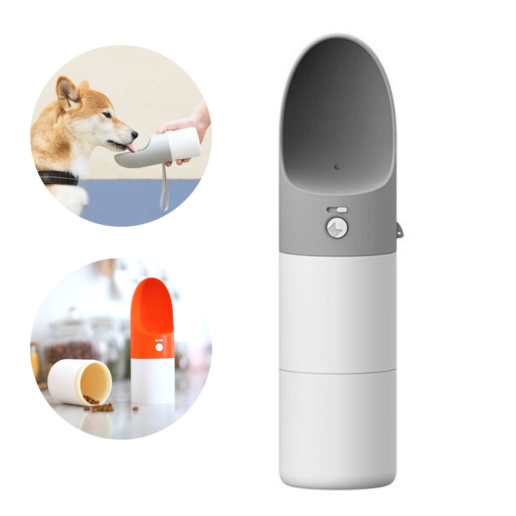 Instachew Rover Pet Travel Bottle - Dog Water Bottle & Food Dispenser