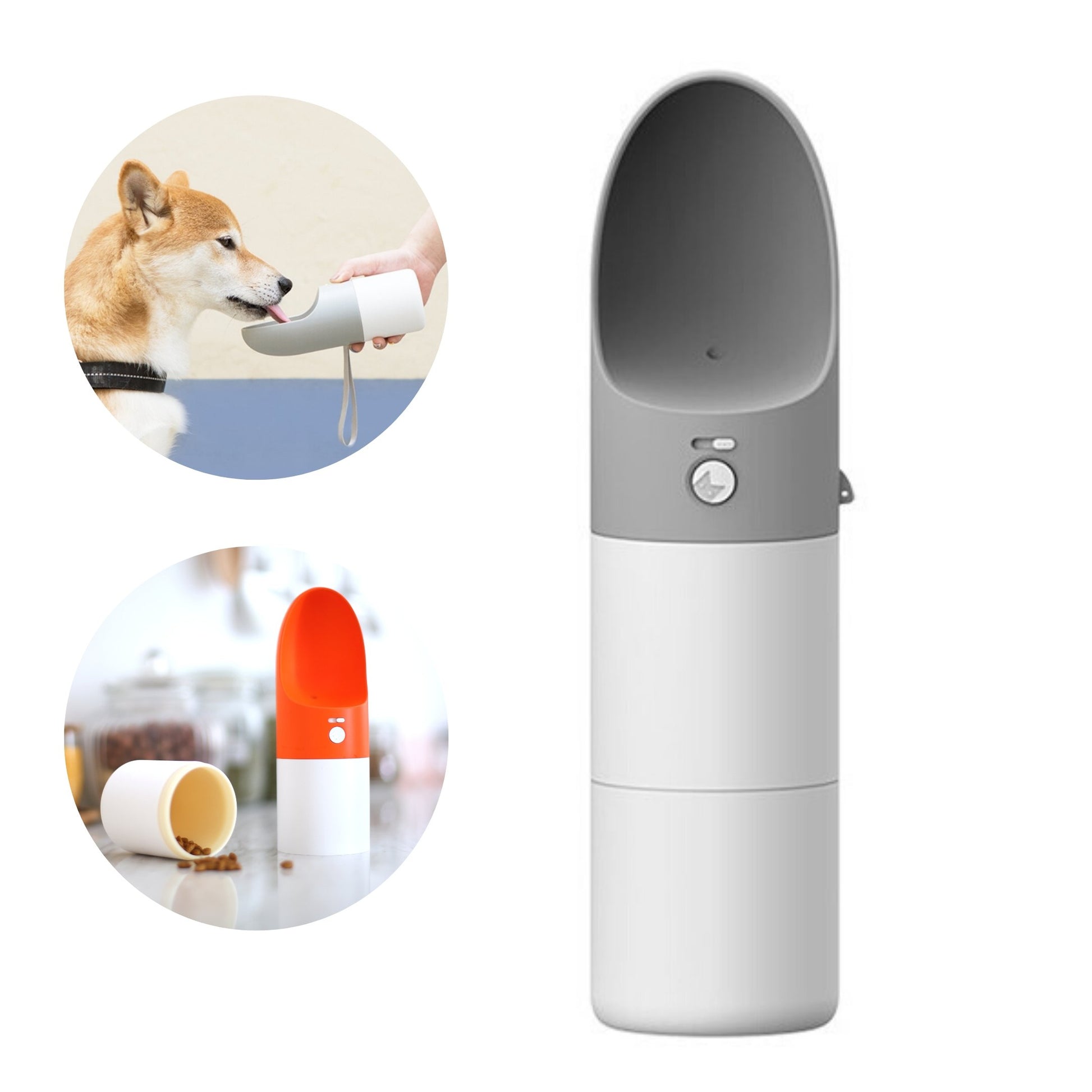 Instachew Rover Pet Travel Bottle - Dog Water Bottle & Food Dispenser