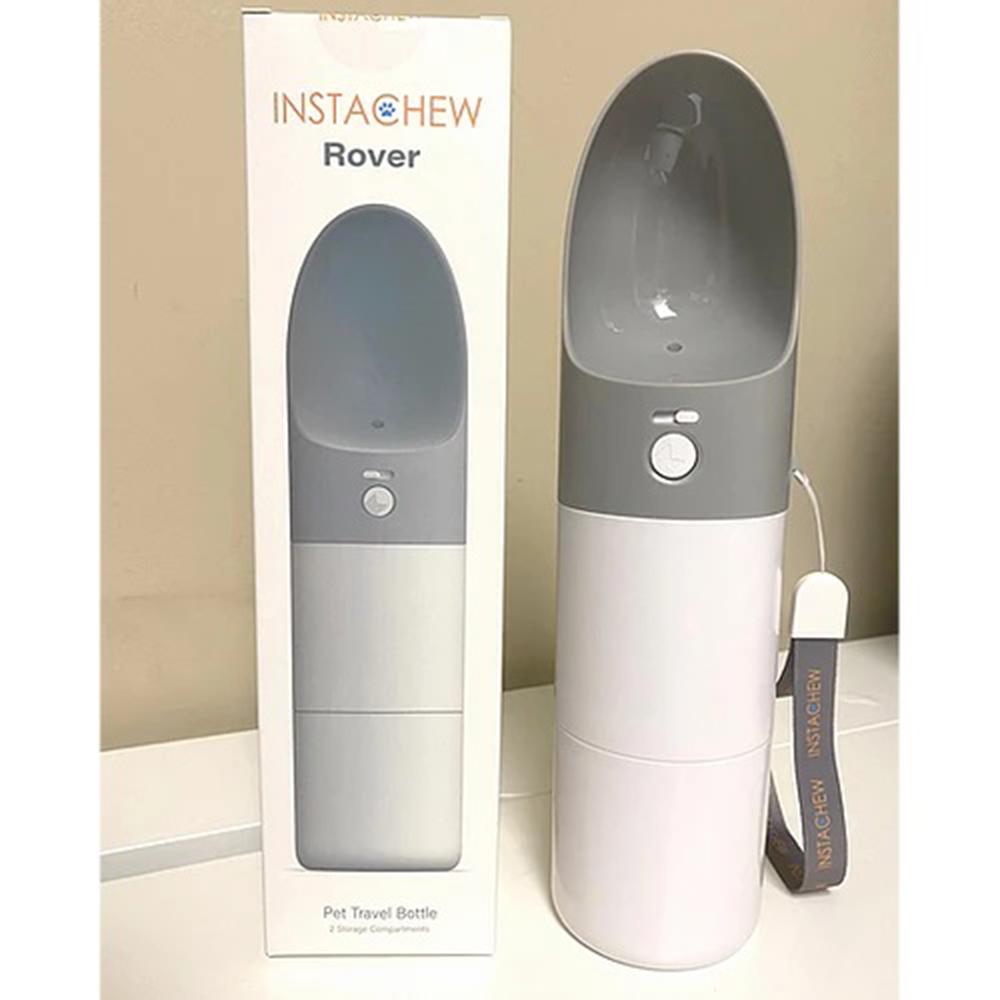 Instachew Rover Pet Travel Bottle - Dog Water Bottle & Food Dispenser