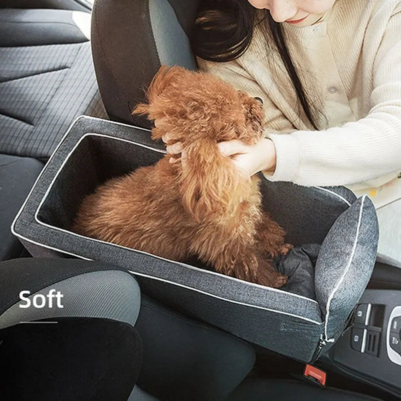 Dog Car Seat Bed - Car Central Dog Carrier for Small Dogs