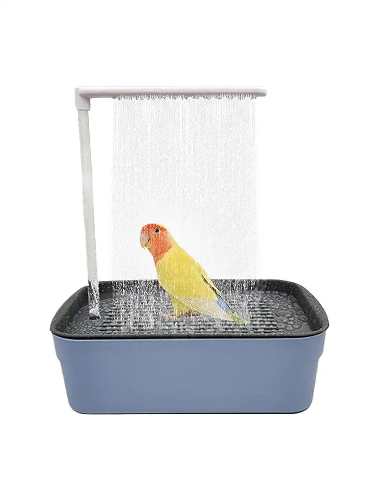 Parrot Automatic Bathtub with Shower - Easy to Clean for Birds