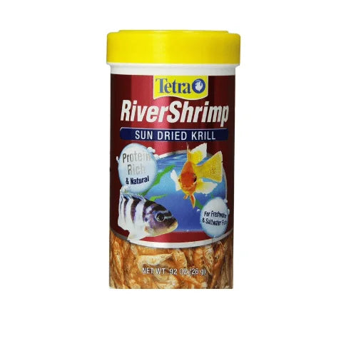 Tetra River Shrimp Treat 0.92 oz - Natural Shrimp Feed for Aquarium Fish