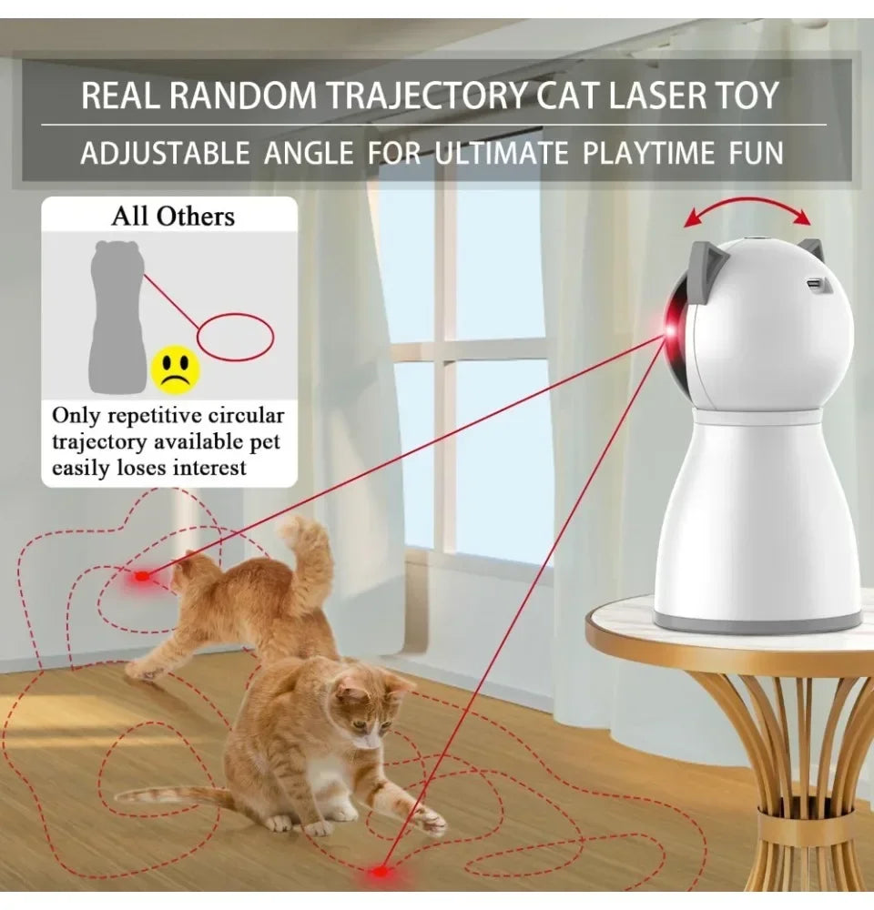 Laser Cat Toys for Indoor Cats - Real Random Trajectory Motion
