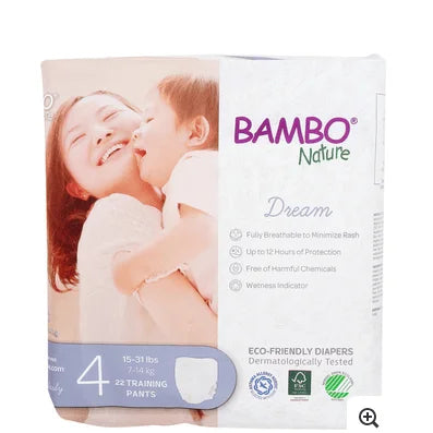 Bambo Nature Size 4 Training Pants - Eco-Friendly for Potty Training
