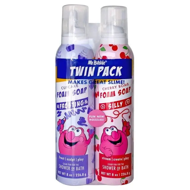 Mr. Bubble Twin Pack 16 oz Foam Soap for Baby Bath
