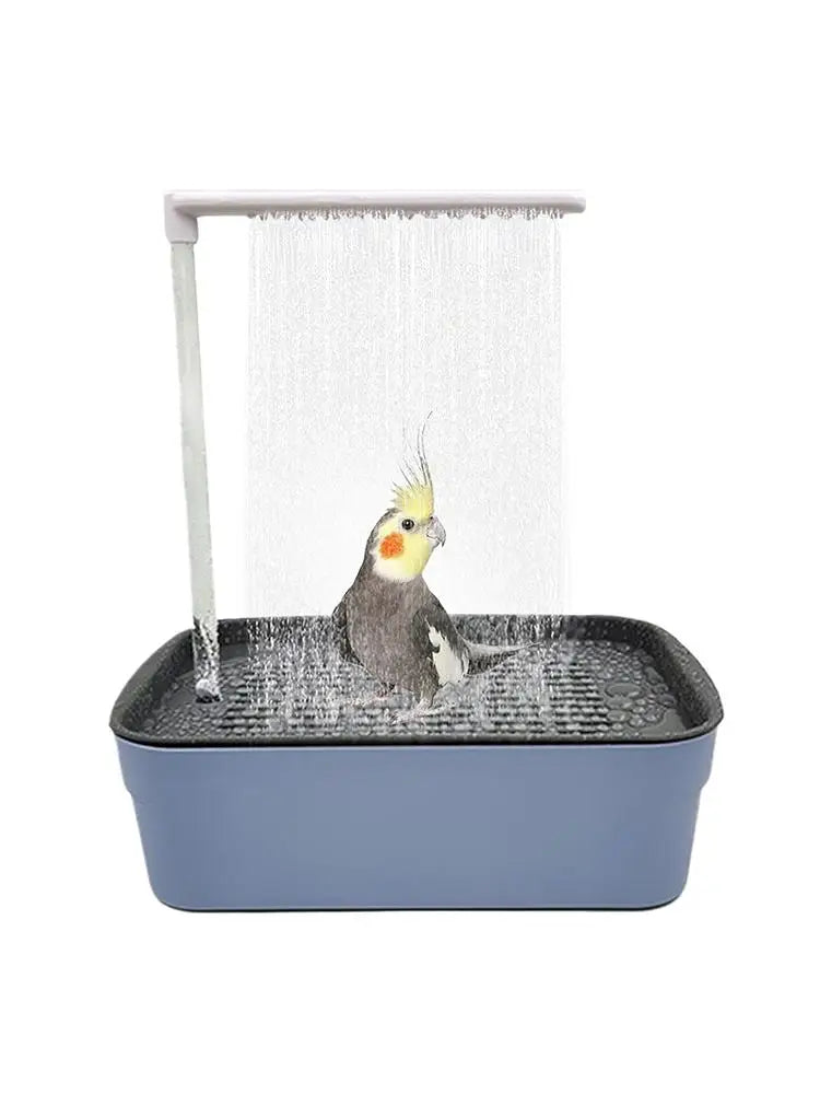 Parrot Automatic Bathtub with Shower - Easy to Clean for Birds
