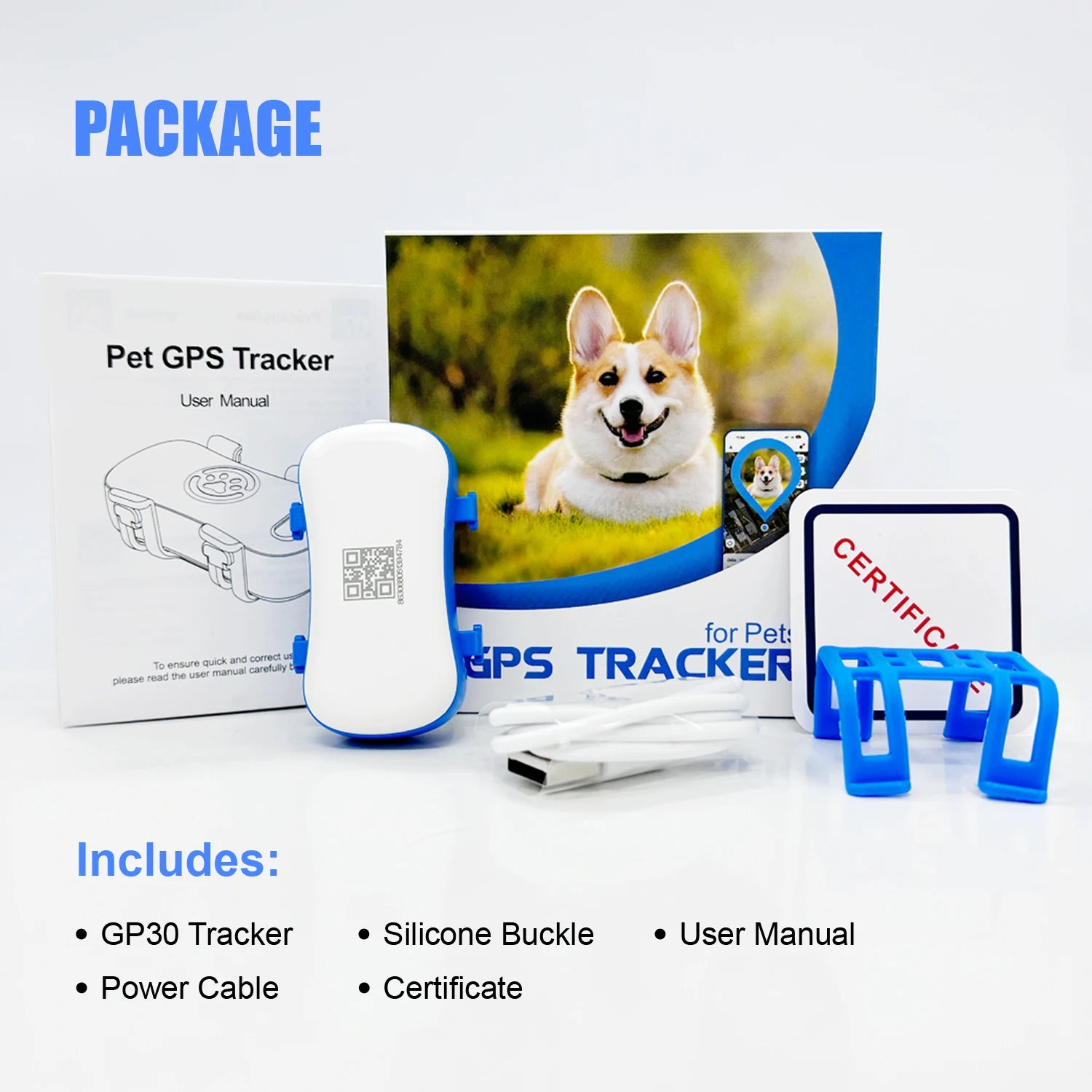 4G Mini GPS Tracker for Pet Cat - Waterproof Live Pet Locator
