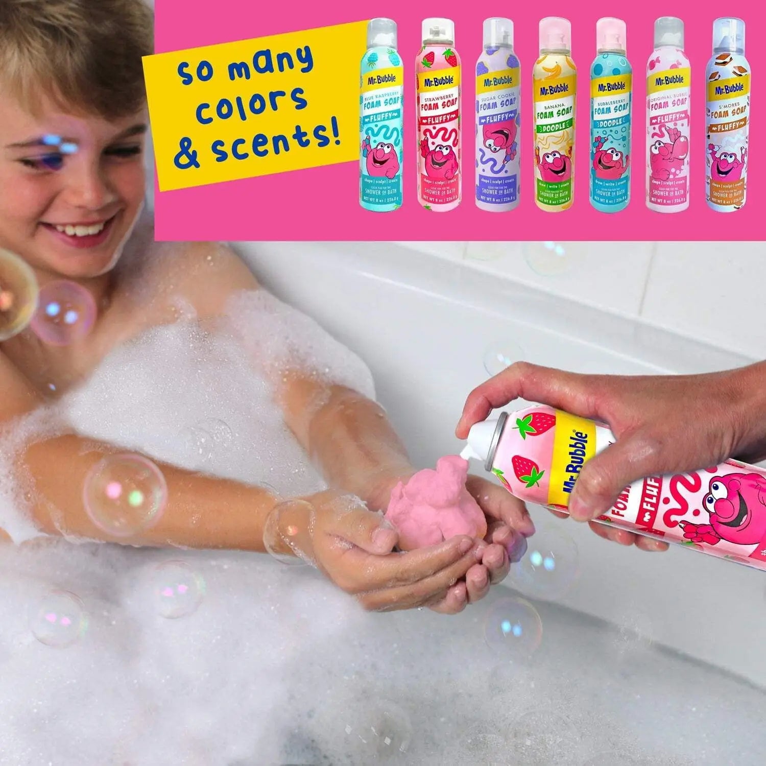 Mr. Bubble Twin Pack 16 oz Foam Soap for Baby Bath