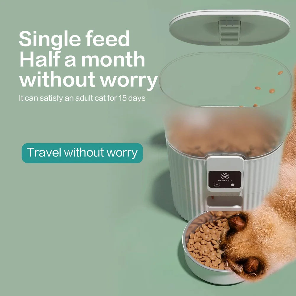 PAPIFEED Cat Automatic Feeder - Dog Food Fixed Feeding Machine