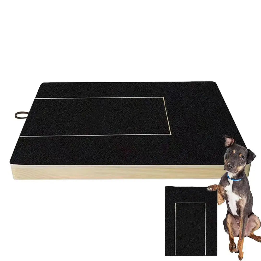 Wood Dog Nail Scratchboard - Adjustable Drawer Type Nail Trimming