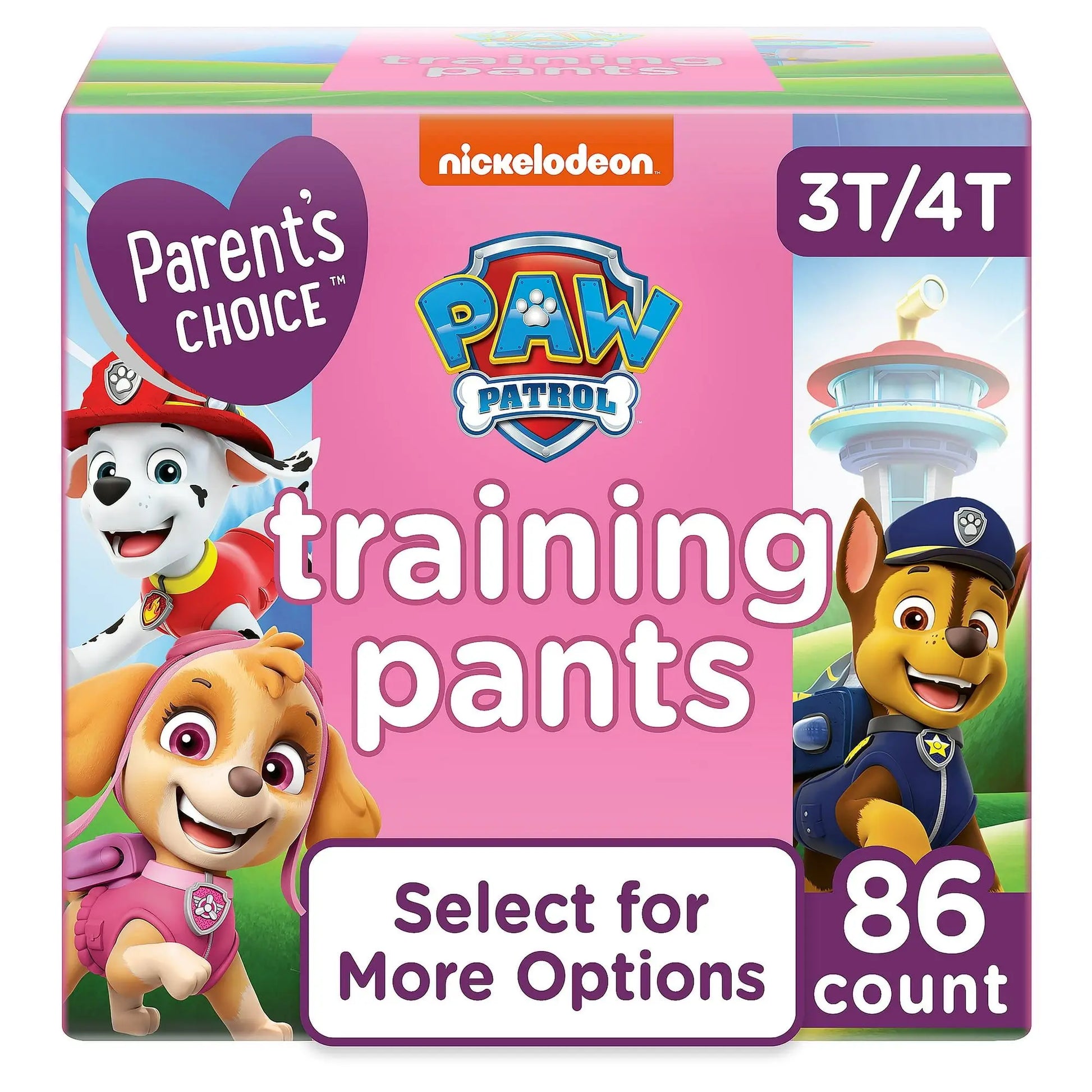 Parent's Choice Paw Patrol Training Pants for Girls - 3T/4T 86 Count