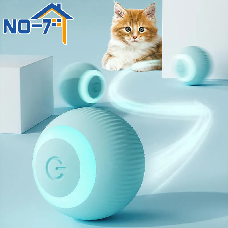 Cat Interactive Ball - Smart Electronic Automatic Rolling Toy